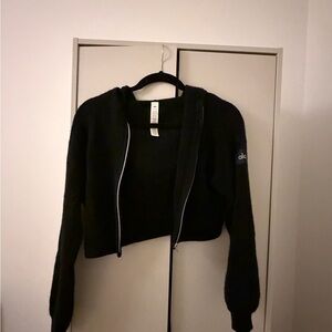 ALO Yoga Black Fleece Jacket